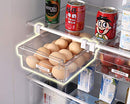 Fridge Drawer Organizer, Unique Design Pull Out Bins, Fridge Shelf Holder Storage Box