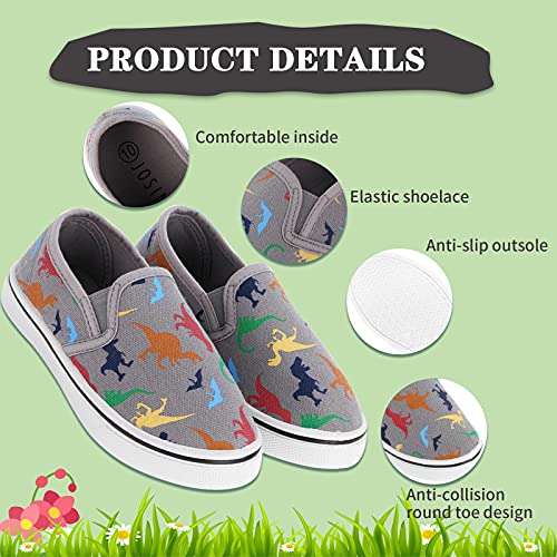 Kids Shoes for Girls Boys - Casual Toddler Canvas Sneakers Slip On Lazy Tennis Loafers