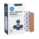 Sterile Fabric Adhesive Bandages [100 Count]- First Aid Bandages Coated