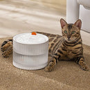 Cat Water Fountain Wireless,luti Water Fountain for Cats Inside with Wireless Pump,77OZ