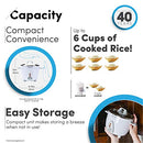 Select Stainless Rice Cooker & Warmer with Uncoated Inner Pot, 6-Cup(cooked)