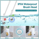 Electric Spin Scrubber Pro, Cordless Spin Scrubber with 4 Replaceable Brush Heads