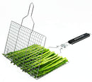 AIZOAM Portable Stainless Steel BBQ Barbecue Grilling Basket