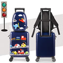 Kids Carry On Luggage Set, 18" Hardside Rolling Suitcase W/ Spinner Wheels
