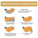 Stretch Sofa Covers Printed Couch Cover Sofa Slipcovers for 3 Cushion Couches Elastic Universal Furniture Protector with 1 Pillowcase (Large, Grey Geometry)