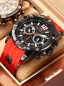 Mens Watches Sports Casual Wrist Watches Silicon Strap Fashion Watches for Men