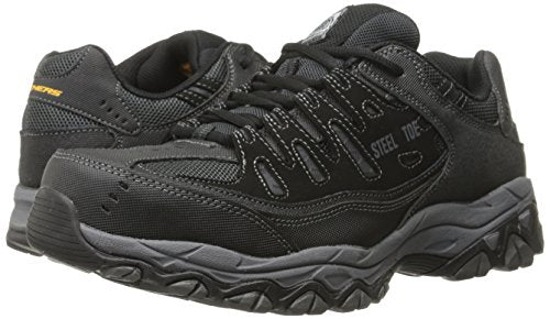 Skechers Men's Cankton-U, Black/Charcoal, 10.5 M US