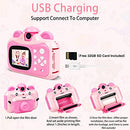 Instant Print Digital Camera for Kids, Toddler Camera with Zero Ink Print Paper, 20MP