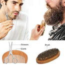 Beard Grooming Kit w/Beard Conditioner,Beard Oil,Beard Balm,Beard Brush