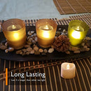 Flameless Tea Lights Candles, Last 5days Longer Battery Operated LED Votive Candles