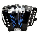 Accordion Black Color 7 Button 2 Bass Kid Music Instrument Easy to PlayGREAT GIFT