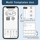 Label Maker- Barcode Printer Bluetooth Thermal Label Maker Machine