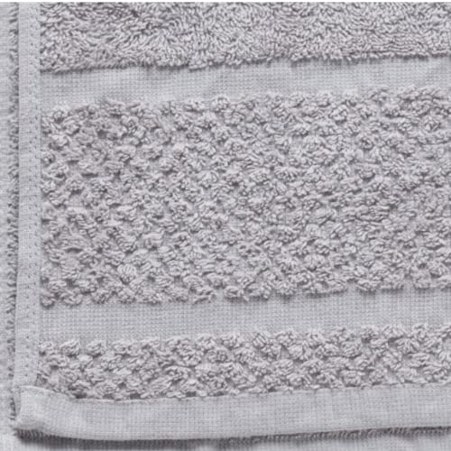 10-Piece Towel Set | 100% Light Terry Cotton - (Grey)