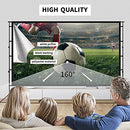 Projector Screen and Stand,Towond 150 inch Indoor Outdoor Projection Screen