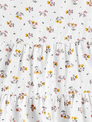 Toddler Girls' 4-Piece Long-Sleeve Shirts and Pants Playwear Set