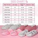 Slippers for Girls Warm Plush Mermaid No-Slip Memory Foam Slippers
