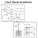 DIY Wall Acrylic Clock, Modern Acrylic Mirror Surface 3D