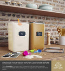 Extra Large Food Storage Containers with Lids Airtight (6.5L|220 Oz|Set of 2)