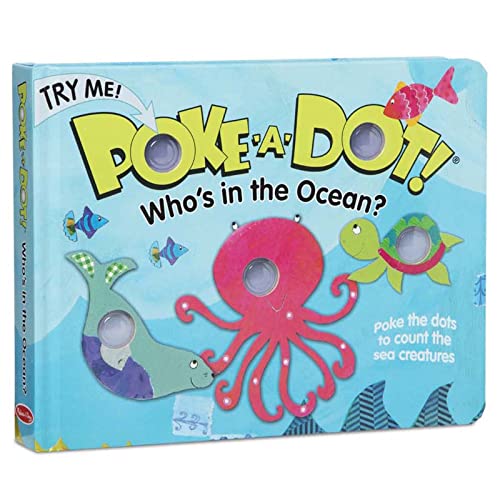 Children's Book - Poke-a-Dot: Who’s in the Ocean (Board Book with Buttons to Pop)