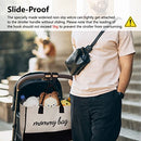 Universal Baby Stroller Organizer, Stroller Caddy with Heightened Insulated Cup Holders