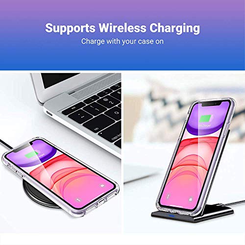 Clear Case Compatible with iPhone 11 6.1-Inch 2019, Transparent Thin Slim Protective Phone Cover