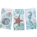Designs Set of 3 Beachcomber Dual Purpose Terry Kitchen Towels