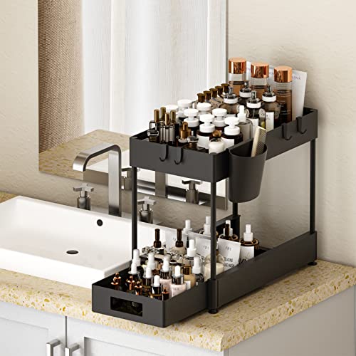 Under Sliding Sink Organizer, Under Bathroom Sink Organizers and Storage