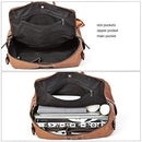 Women Backpack Purse Leather Fashion Travel Casual Detachable Shoulder Bag