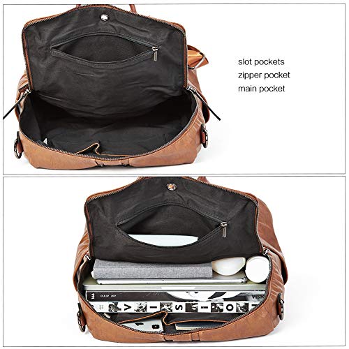 Women Backpack Purse Leather Fashion Travel Casual Detachable Shoulder Bag