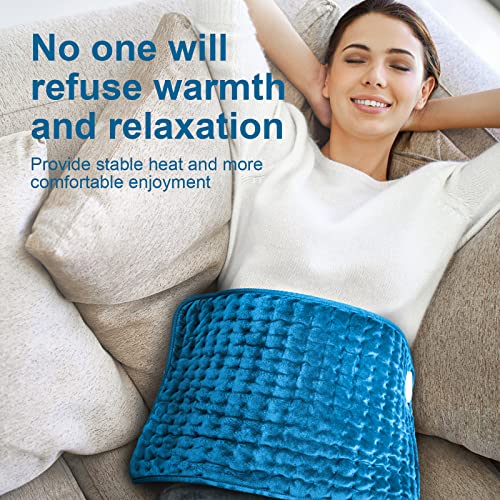 Heating Pad for Back Pain Relief, Electric Heating Pads for Cramps/Abdomen/Waist