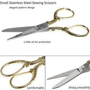 BIHRTC 5 Inch Little Fabric Scissors and 3.6Inch Small Scissors Dressmaker Shears