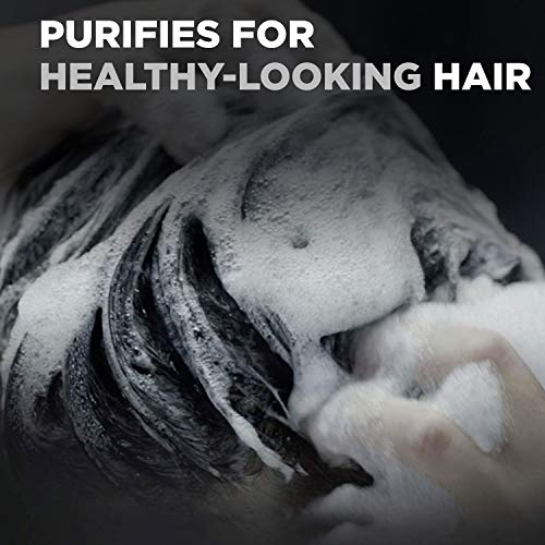 Shampoo For Healthy-Looking Hair Charcoal + Clay Naturally Derived Plant Based Cleanser