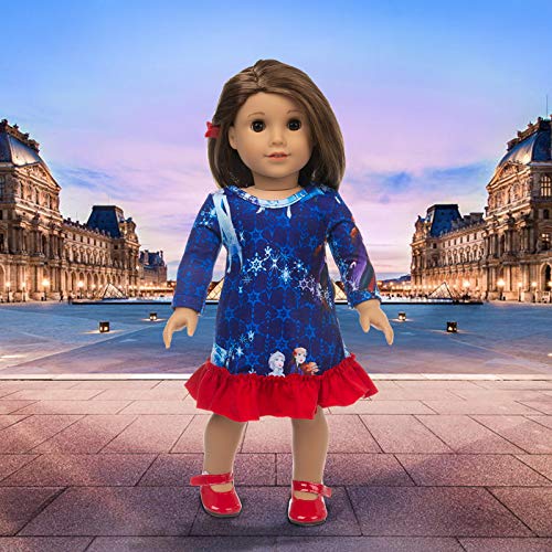 23 Pcs American Doll Clothes Dress and Accessories fit American 18 inch Girl Dolls