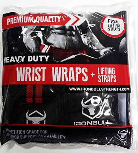 Wrist Wraps & Lifting Straps Combo