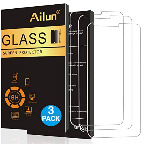 Ailun Screen Protector for LG G6 3 Pack Tempered Glass 9H Hardness 2.5D Edge