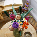Flower Bouquet, Artificial Flowers, Set for Adults, Decorative Home Accessories
