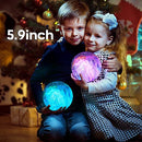 Moon Lamp Galaxy Lamp 5.9 inch 16 Colors LED 3D Moon Light Lava Lamp