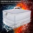 Portable Important Document Storage Bag, Adjustable Height Size Document Organizer