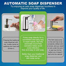 Automatic Soap Dispenser, Touchless Soap Dispenser Bathroom, 3 Adjustable Level
