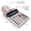 Sharp EL-1801V Ink Printing Calculator, Fluorescent Display, AC, Off-White