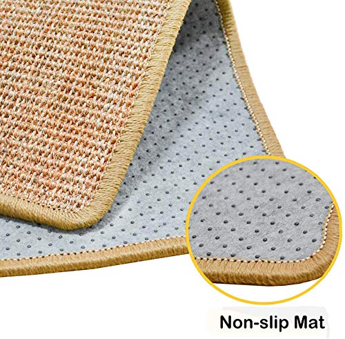 Cat Scratcher Mat, 23.6 X 15.7 Inch  Horizontal Cat Floor Scratching Pad Rug,