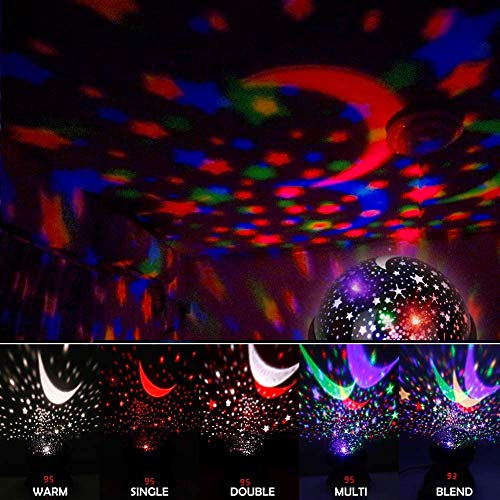 Star Projector Night Lights for Kids with Timer, Room Lights for Kids