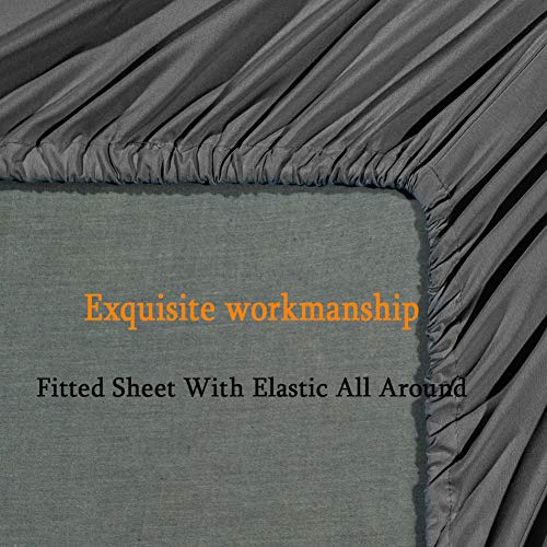 Bed Sheet Set Super Soft Microfiber 1800 Thread Count Luxury Egyptian Sheets