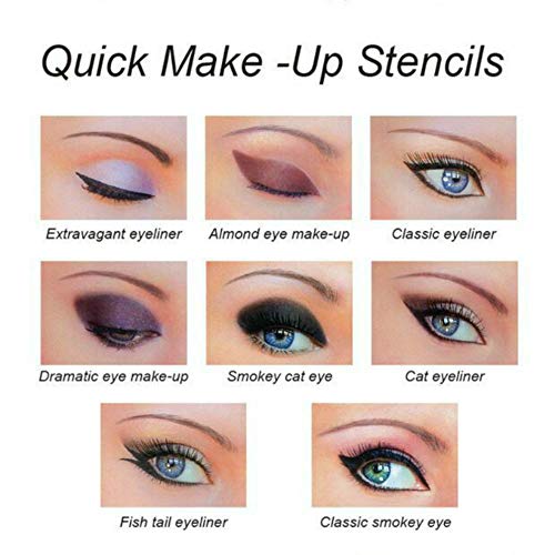 Make-Up Stencils,eyeliner, eyebrows, eye shadow. A makeup tool with a variety shapes