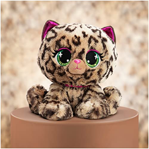 Lushes Designer Fashion Pets Sadie Spotson Leopard Cat Plush, Premium Stuffed Animal