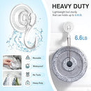 Suction Cup Hooks, Small Clear Heavy Duty Vacuum Suction Hooks with Wipes Removable S