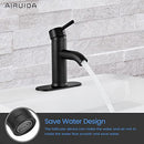Bathroom Bowl Vessel Sink Faucet Matte Black Stainless Steel Short Bathroom Faucet