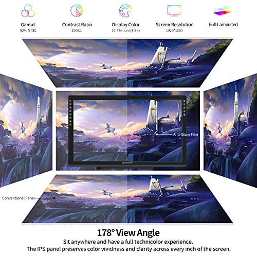 21.5'' Drawing Tablet Monitor with Adjustable Stand