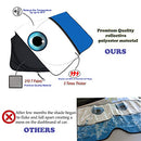 Gven Windshield Shade, Car Sun Shade for Front Windshield Funny Car Eyes