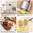 23 PCS Kitchen Knife Set with Block, Germany High Carbon Stainless Steel Chef Knife
